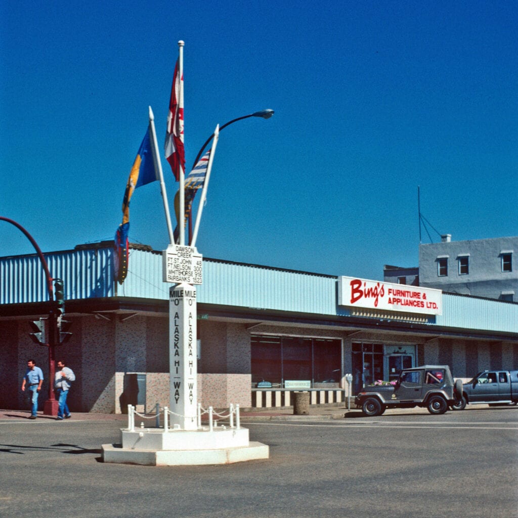 Mile marker 0 of Alaska Highway