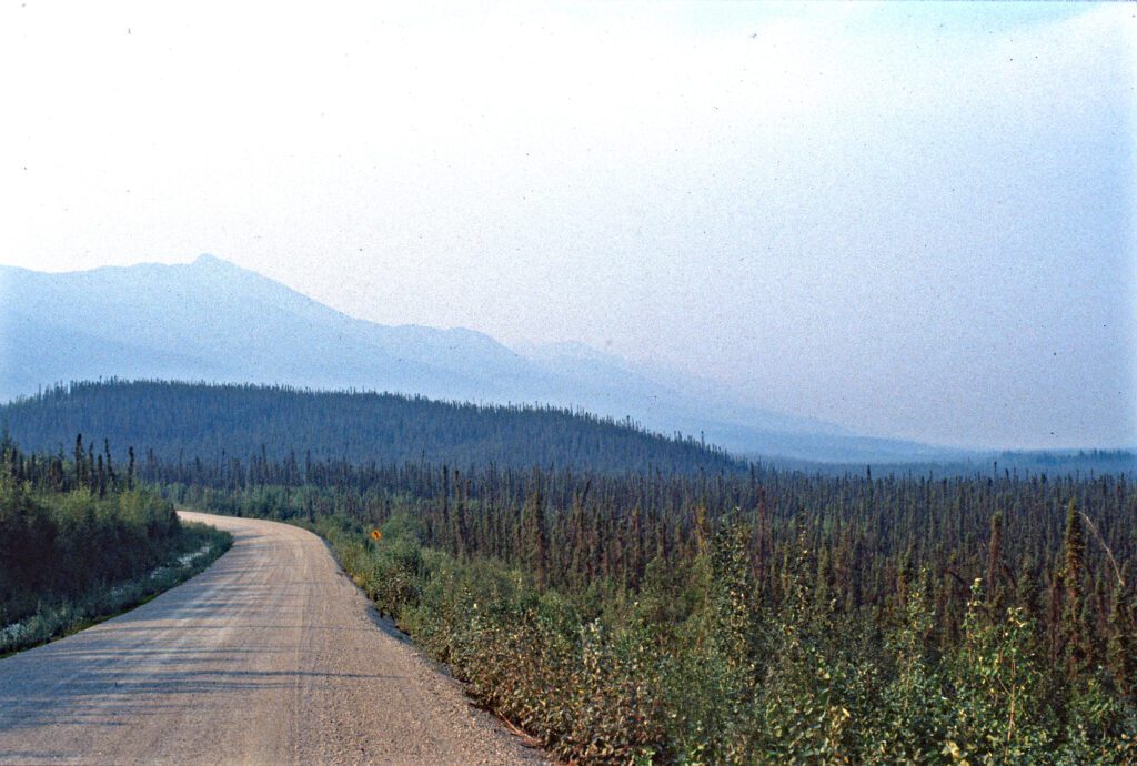 Beautiful terrain along the Dempster Highway